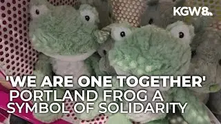 Frog plushies fly off the shelves as Portland's newest viral symbol of resistance