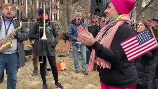 Boston Women's and People's March on Boston Common 1/18/2025