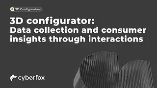3D configurator Data collection and consumer insights through interactions #3dconfigurators #3d