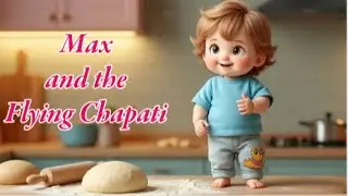 Max And The Flying Chapati  | A Funny & Cute Story for Toddlers | Kids Story |  Bedtime Short Story
