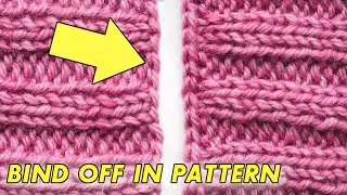 How to BIND OFF in Pattern for Knitting