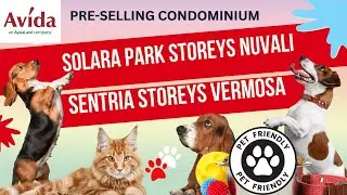 Modern Living TV Solara Park Storeys NUVALI & Sentria Storeys Vermosa  | PET-FRIENDLY Mid Rise Condo