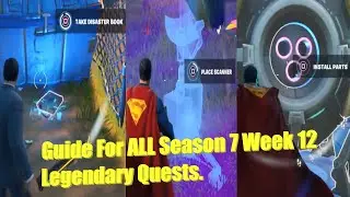 Search For Books on Explosions Deploy Scanners in the Alien Biome Fortnite Week 12 Legendary Quests