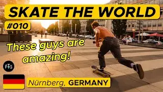 010 | I found a local skate crew! | Skate The World | Germany, N&Uuml;RNBERG