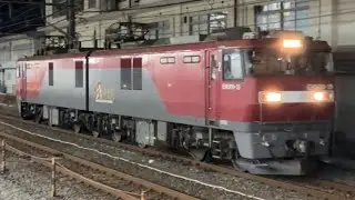 【ジョイント音最高！】EH500形15号機が単機で大船駅を通過するシーン（3065レ）