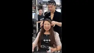 瑞士53岁姐姐飞越1万公里，留半年长发只为等我！不讨好只说实话：“发量少、颅顶塌就得这么剪！”AI智能烫+发根激活术支棱颅顶，蒸汽护理救回丝绸发质，治愈系裁剪+胎毛刘海教学——53岁烫完像“未成年少女