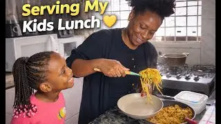 Afternoon Vlog | Serving My Kids Lunch 🍽️💛