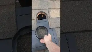 The BEST Roof Vent Cap! #shorts #robertsroofcap #bathroomexhaust #showerexhaust #roofexhaust
