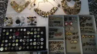 Jewelry Made Out Of Buttons And DIY