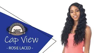 [Cap View] Freetress Equal Curved Side Part HD Lace Front Wig - ROSIE LACED