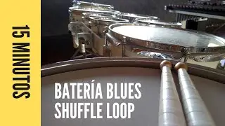 🎧 [FREE] DRUM LOOP - SAMPLE !  | Pista de pr&aacute;ctica bater&iacute;a Blues Shuffle | 120 Bpm | 4/4 - Metr&oacute;nomo