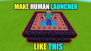 Make Human Launcher In Minecraft | Tutorial | Sam Rocz