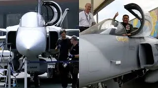 Saab AB&rsquo;s JAS-39E Gripen at the ADAS 2024 Event