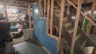 Ikea BESTA Under Stairs for Basement Storage 