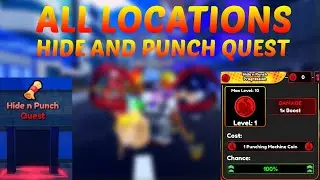 ALL LOCATIONS OF NEW HIDE AND PUNCH QUEST IN ANIME ETERNAL UPDATE 19 PART2!!