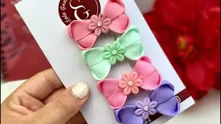 Moño corazon mini
