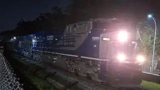 Es44aci (r) 9611 com sua buzina bonita + ac44i (r) fase 1/9853 + vagões de Celulose, em Cubatão sp.