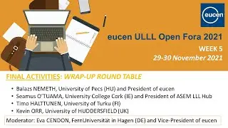 2021 eucen ULLL Open Fora - WRAP-UP