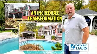 Backyard Transformation Tour with Our Designer Sean | Trex Deck, Pool Pavilion & More