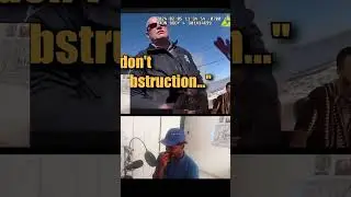 This cop arrest this man for his ego