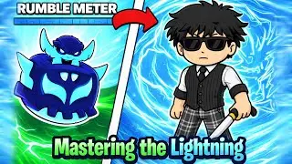 I Fully Maxed RUMBLE Fruit In Blox Fruits And its OP 😍| ROBLOX