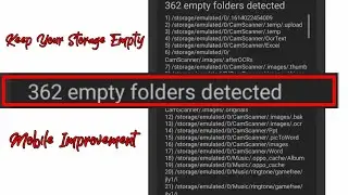 Keep Your Phone Storage Empty || Useless Folders