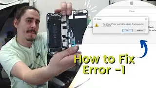 Как исправить ошибку iPhone 11 (- 1)