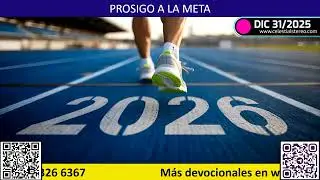 Devocional para Hoy Dic 31/2025