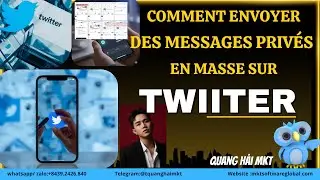 Comment Envoyer des Messages Priv&eacute;s (DM) en Masse sur X/Twitter 2025 | Bot DM Automatique X