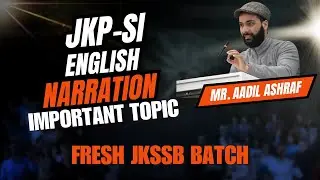 JKP-SI | English : Narration | Essential SI Concepts Explained