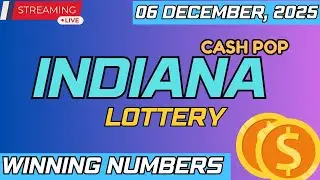 Indiana Cash Pop Lottery Results For - 06 Dec, 2025 - Morning - CA$H 5 - Powerball - Mega Millions