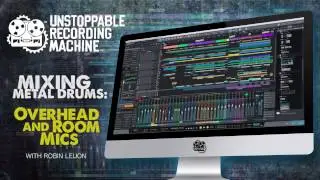 Mixing metal drums: ROOMS & OVERHEADS