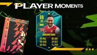 Aubameyang Player Moments SBC New HeadLiners Fifa 22
