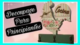 Decoupage para principiantes,como pegar servilletas paso a paso