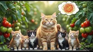 Golden Cat & Dog's Epic Fruit Picking Adventure! 🍉🐾 You Won't Believe What They Collected!