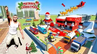 Franklin and Shinchan Celebrate Christmas with Santa Claus in Indian Bike Driving 3D