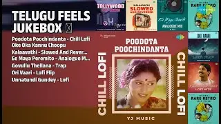 తెలుగు ఫీల్స్ జ్యూక్&zwnj;బాక్స్ ❤️ | YJ Music Songs | Poodota Poochindanta  Chill Lofi