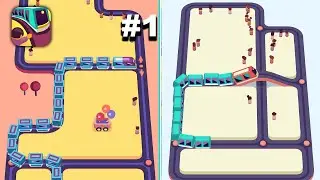 Train Taxi - New Release - Hyper Hybrid Casual - Gameplay Walkthrough (iOS & Android)