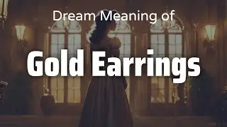 Gold Earrings Dream Meaning & Symbolism | Interpretation Psychology
