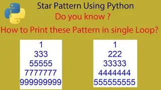 Python pattern pyramid || Printing numbers in pyramid shape in python || how to print pyramid