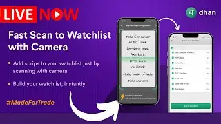 How to Import watchlist through Scan with Camera ||