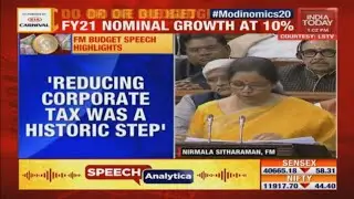 Budget 2020 | Tax Rates To Be Reduced As Measure For Higher Returns In Due Course: Sitharaman
