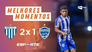 MELHORES MOMENTOS | AVAI X BARRA | 1&ordf; RODADA CAMPEONATO CATARINENSE 2026