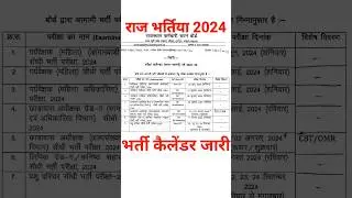 raj new bharti 2024 | rajasthan new vacancy 2024 | rsmssb latest update |#newbharti2024 #rpsc #rpsc