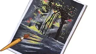 Easy Acrylic Painting | For Beginners | @LuminousX_LX #acrylicpainting #art