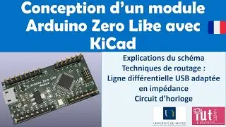 Conception d'un module Arduino Zero Like : router l'USB, les alimentations et l'oscillateur