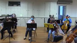 Divertimento in F Major, mvt 1- Mozart, played by Community Music School (CT) String Ensemble
