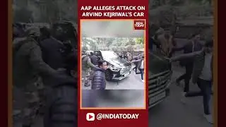 AAP Says Arvind Kejriwal's Car Attacked | AAP Releases Video Of Alleged Stone Attack