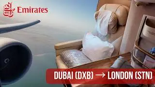 Emirates Business Class Dubai to London Stansted | Full Flight Experience