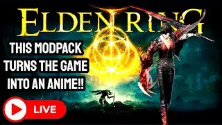 This modpack turns Elden Ring into a anime fighting game! | Dark Moon Throne ( come chill )